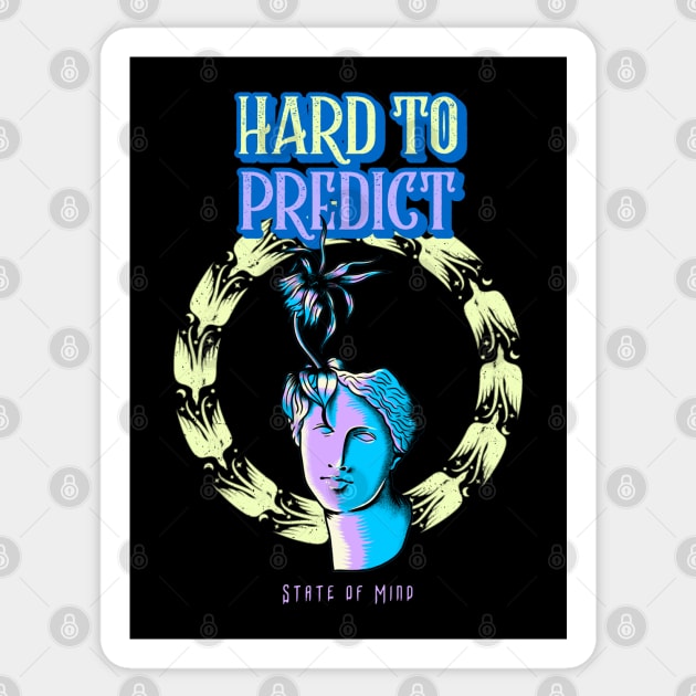 Hard To Predict Sticker by JonesCreations